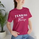 Penning & Precise Short Sleeve Tee Horse Riding Discipline Tee Printify Berry XS 