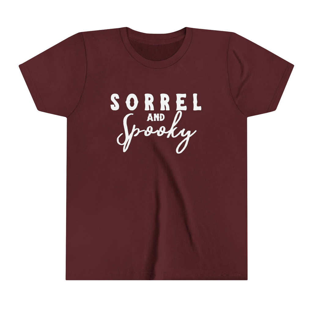 Sorrel & Spooky Youth Tee  Maroon