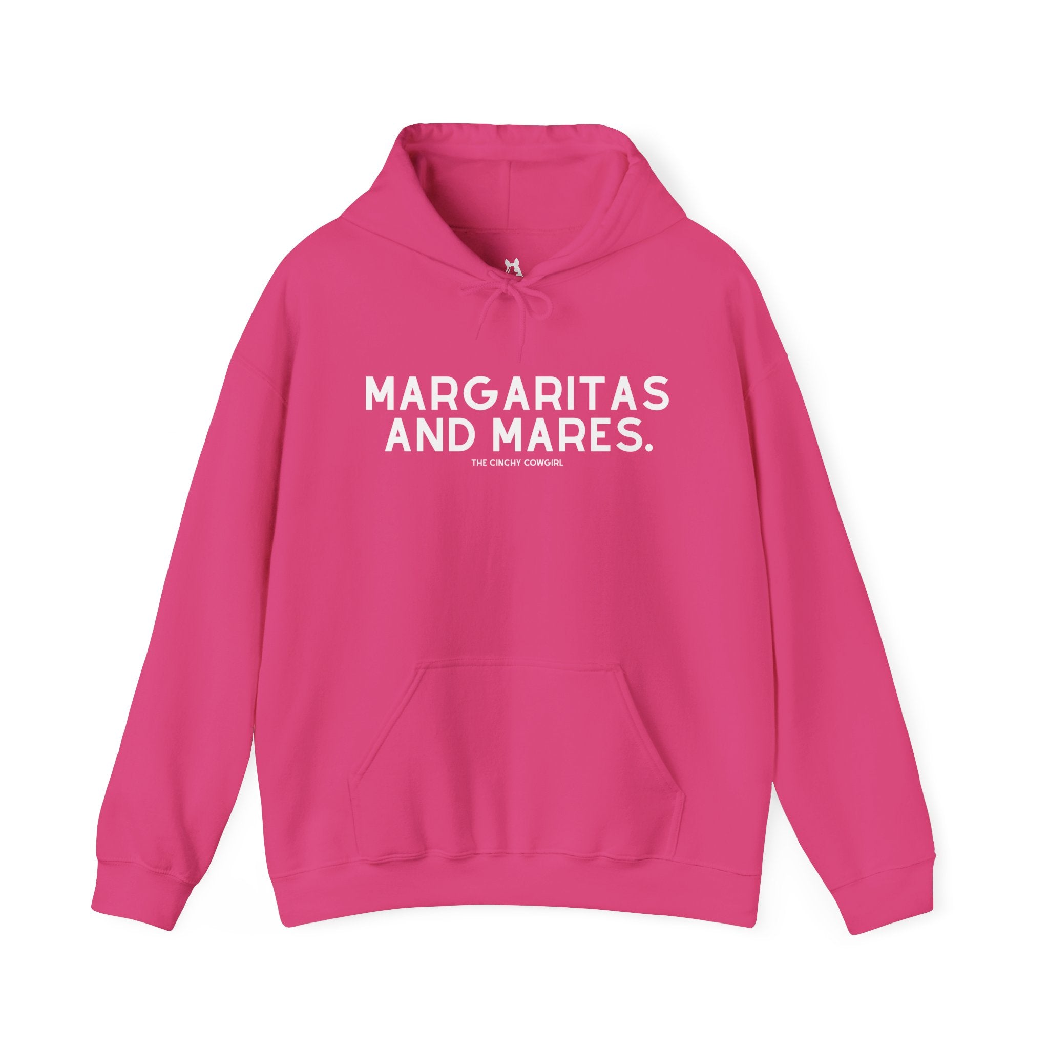 Margaritas And Mares Hoodie Hoodie The Cinchy Cowgirl - Print Heliconia S