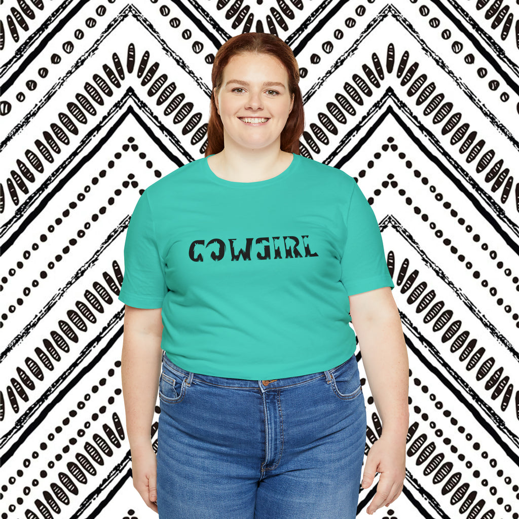 Cowgirl Short Sleeve Tee tcc graphic tee Printify   