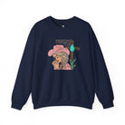 Praying Cowgirls Club Fleece Pullover Sweatshirt The Cinchy Cowgirl - Print S Navy