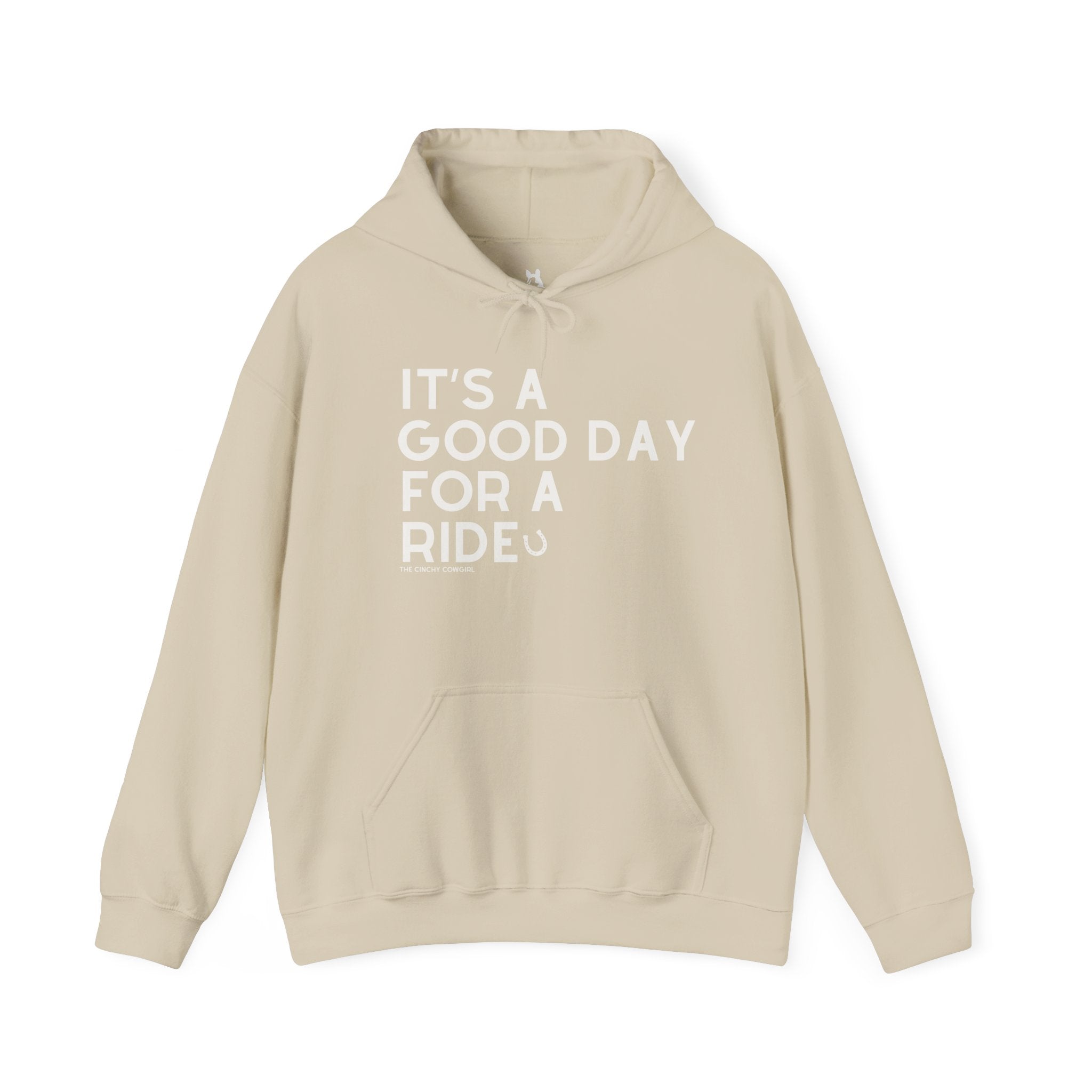 It's A Good Day For A Ride Hoodie Hoodie The Cinchy Cowgirl - Print sand S