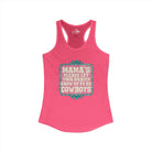 Mamas Let Your Babies Grow Up To Be Cowboys Tank Top Tank Top The Cinchy Cowgirl - Print XS Solid Hot Pink