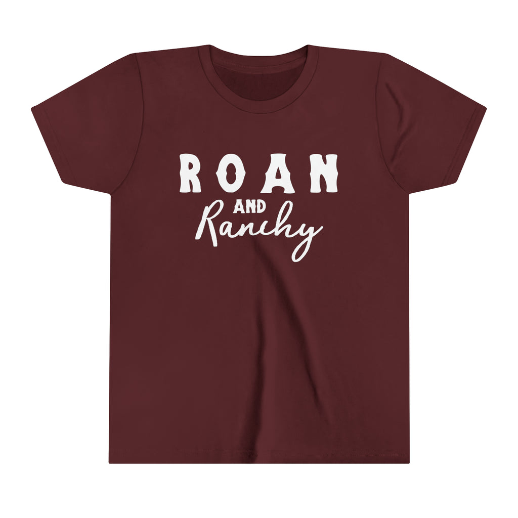 Roan & Ranchy Youth Tee Maroon