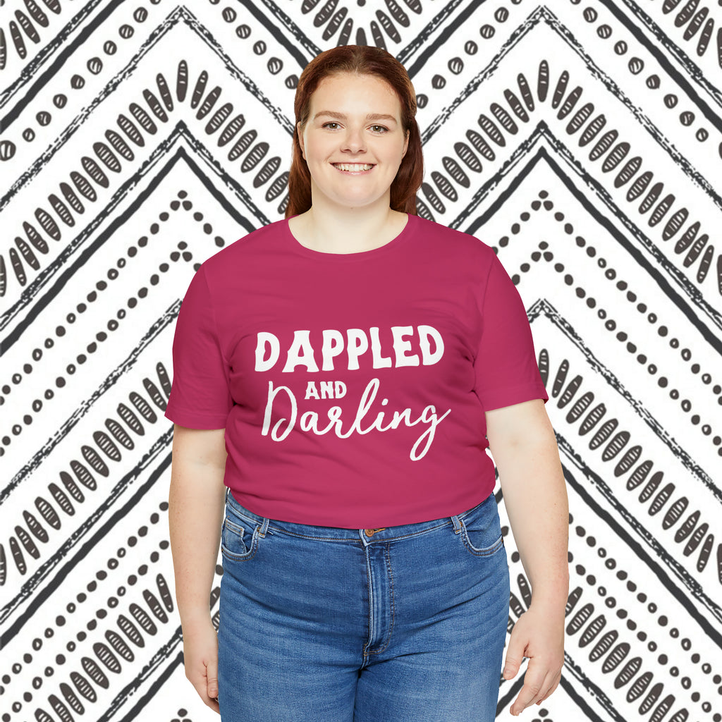 Dappled & Darling Short Sleeve Tee Horse Color Shirt Printify   