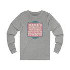 Mama's Please Let Your Babies Grow Up To Be Cowboys Long Sleeve Tee Long-sleeve The Cinchy Cowgirl - Print S Athletic Heather