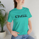 Cowgirl Short Sleeve Tee tcc graphic tee Printify Teal XS