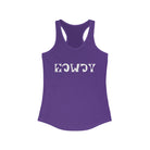 Howdy Racerback Tank tcc graphic tee Printify XS Solid Purple Rush