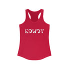 Howdy Racerback Tank tcc graphic tee Printify XS Solid Red 