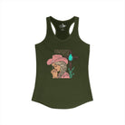 Praying Cowgirls Club Tank Top Tank Top The Cinchy Cowgirl - Print XS Solid Military Green