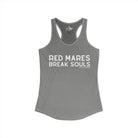 Red Mares Break Souls Tank Top Tank Top The Cinchy Cowgirl - Print XS Heather Grey