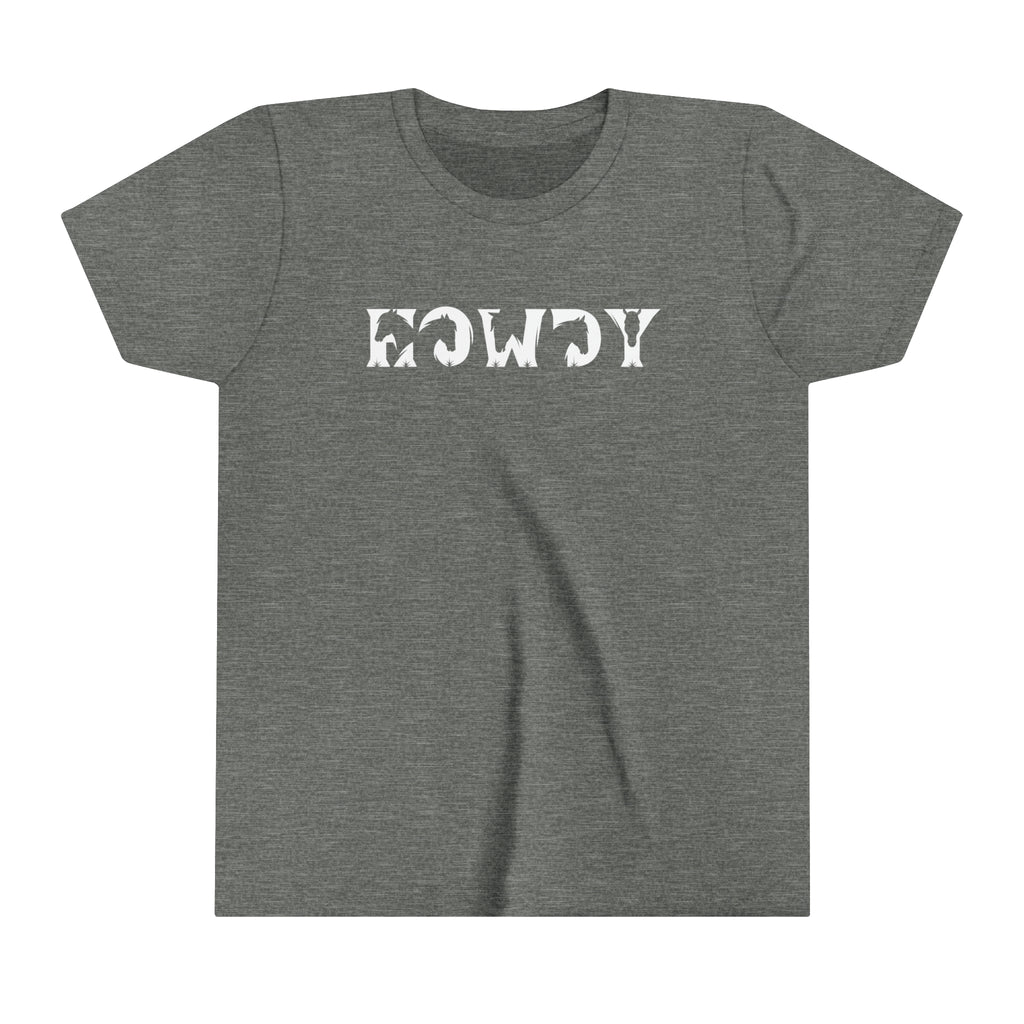 Howdy Youth Short Sleeve Tee Grey
