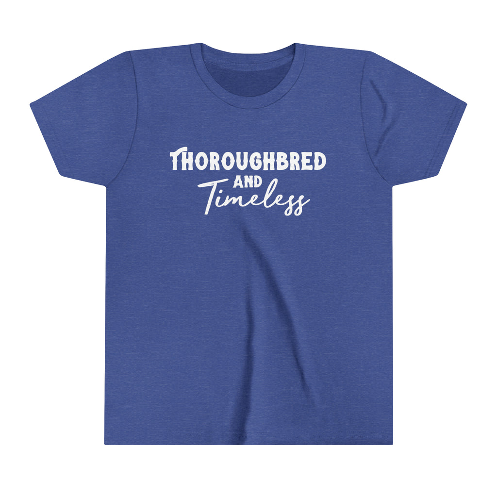 Thoroughbred & Timeless Youth Tee Royal