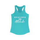 Appaloosa & Attitude Racerback Tank Horse Color Shirt Printify XS Solid Tahiti Blue 