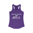 Appaloosa & Attitude Racerback Tank Horse Color Shirt Printify XS Solid Purple Rush 