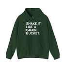 Shake It Like A Grain Bucket Hoodie Hoodie The Cinchy Cowgirl - Print Forest Green S