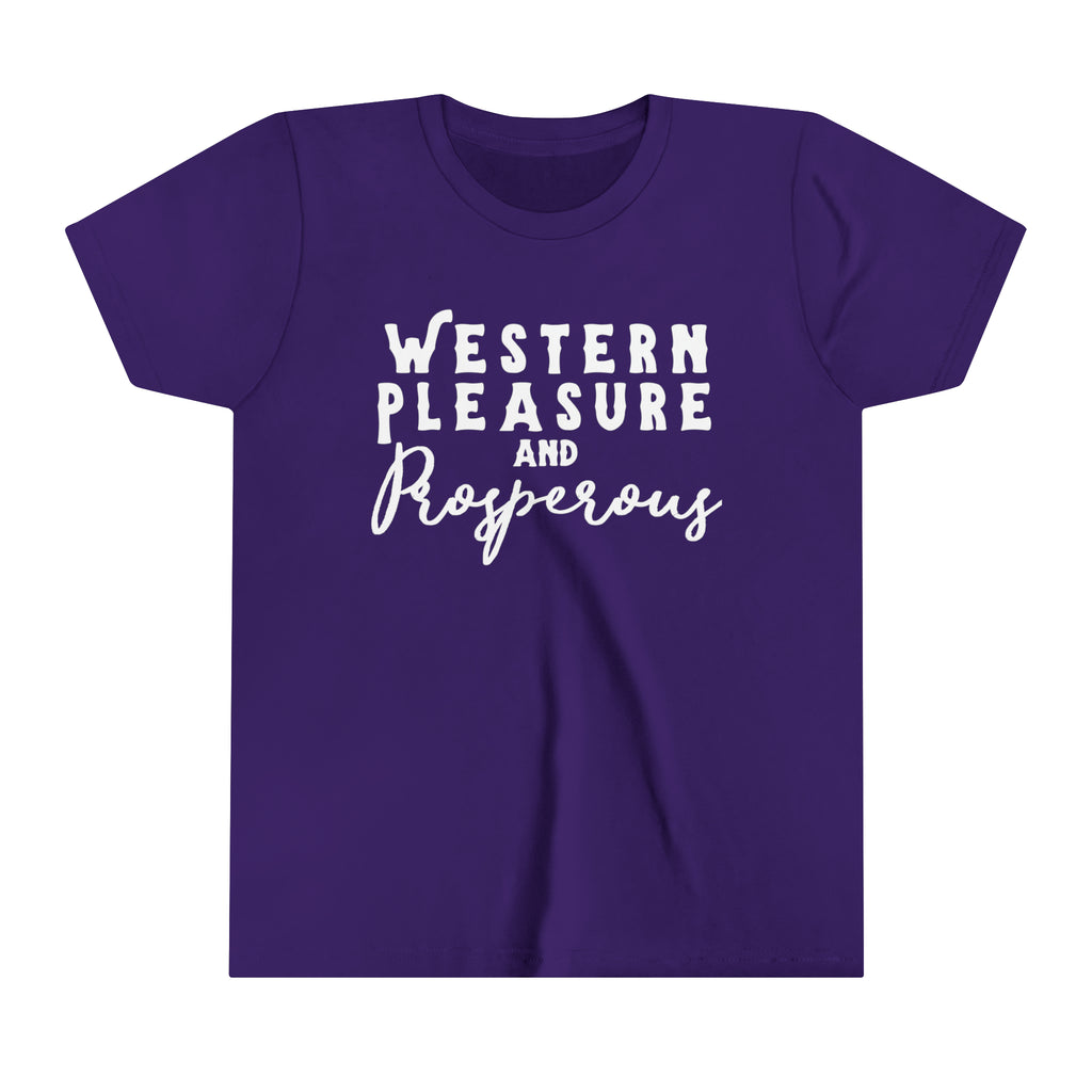 Western Pleasure & Prosperous Youth Tee Purple
