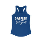 Dappled & Diligent Racerback Tank Horse Color Shirts Printify XS Solid Royal 