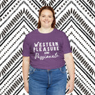 Western Pleasure & Passionate Short Sleeve Tee Horse Riding Discipline Tee Printify   