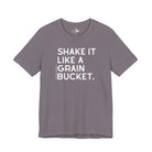 Shake It Like A Grain Bucket Short Sleeve Tee Graphic Tee The Cinchy Cowgirl - Print Storm XS