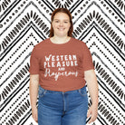 Western Pleasure & Prosperous Short Sleeve Tee Horse Riding Discipline Tee Printify   