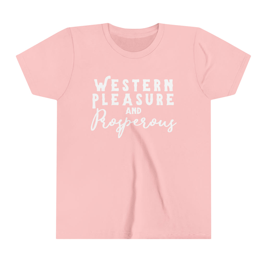 Western Pleasure & Prosperous Youth Tee Pink