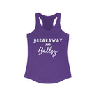 Breakaway & Ballsy Racerback Tank Horse Riding Discipline Tee Printify XS Solid Purple Rush 
