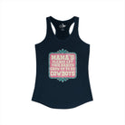 Mamas Let Your Babies Grow Up To Be Cowboys Tank Top Tank Top The Cinchy Cowgirl - Print XS Solid Midnight Navy