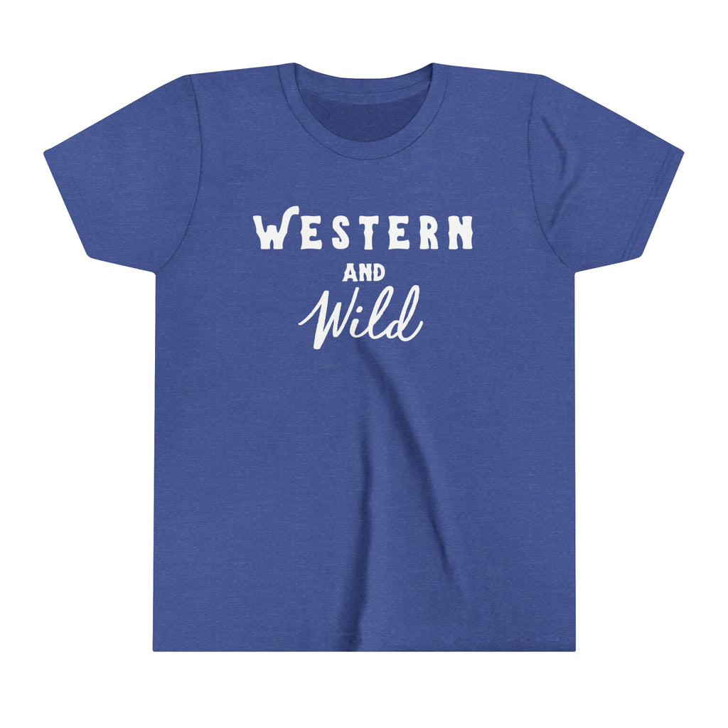 Western & Wild Youth Tee Royal