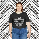 Cow Problems Short Sleeve Tee tcc graphic tee Printify   