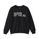 Queen Of The 5D Fleece Pullover Sweatshirt The Cinchy Cowgirl - Print S Black
