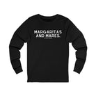 Margaritas & Mares Long Sleeve Tee Long-sleeve The Cinchy Cowgirl - Print S Black