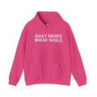 Gray Mares Break Souls Hoodie Hoodie The Cinchy Cowgirl - Print Heliconia S