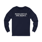 Margaritas & Mares Long Sleeve Tee Long-sleeve The Cinchy Cowgirl - Print S Navy