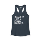 Shake It Like A Grain Bucket Tank Top Tank Top The Cinchy Cowgirl - Print XS Solid Indigo