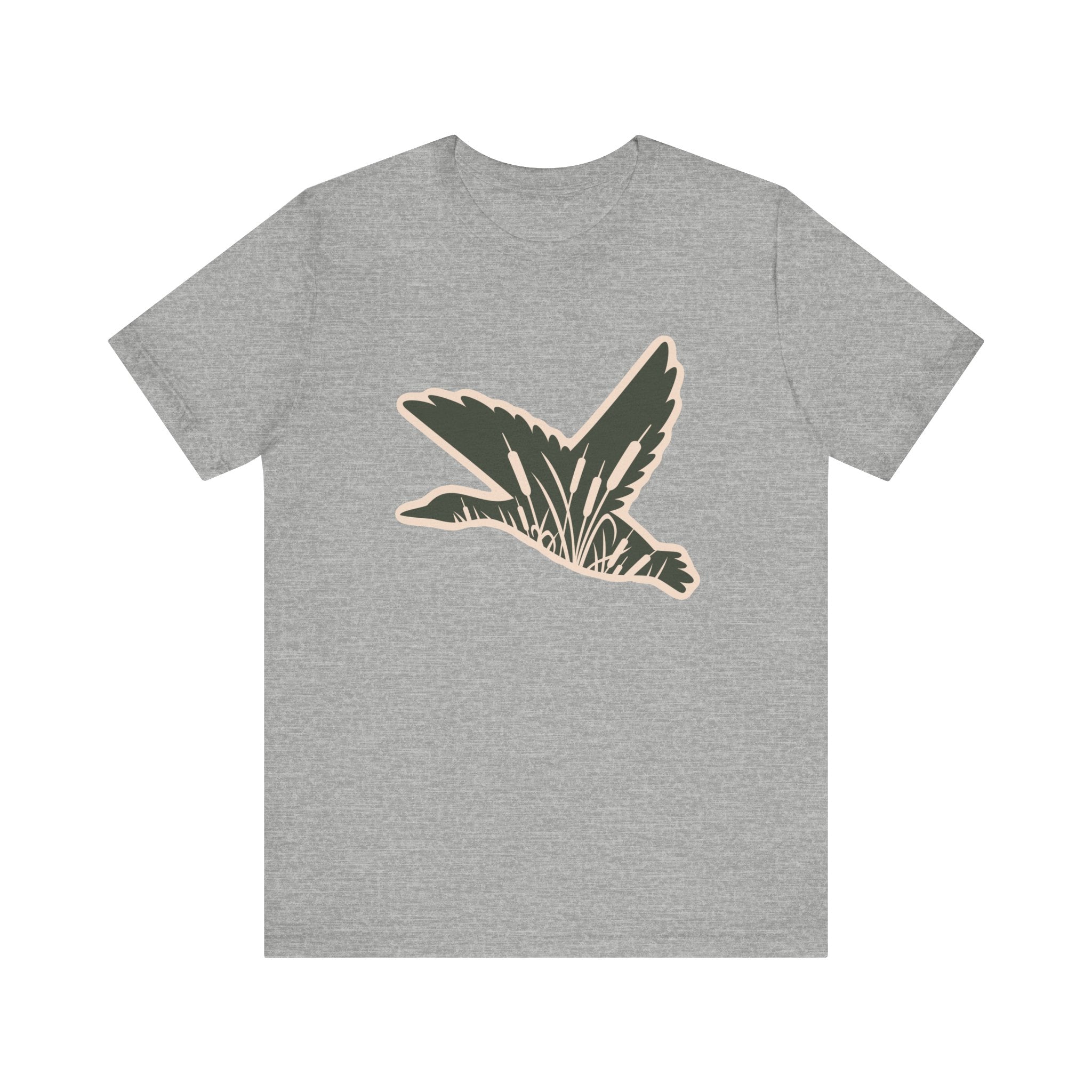 Green Duck Short Sleeve Tee (Available In 14 Colors) T-Shirt The Cinchy Cowgirl - Print Athletic Heather XS