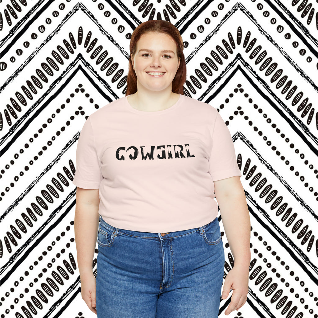 Cowgirl Short Sleeve Tee tcc graphic tee Printify   