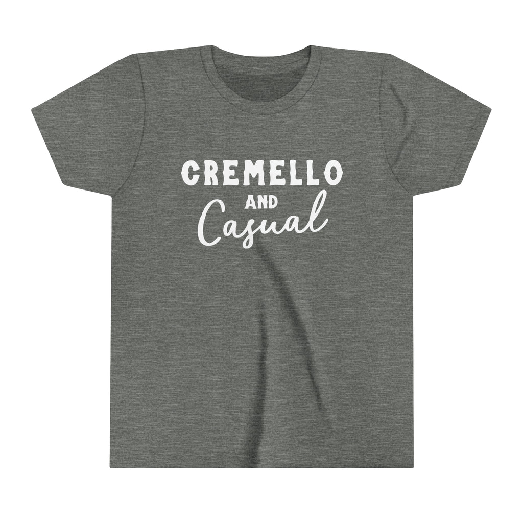 Cremello & Casual Youth Tee Grey