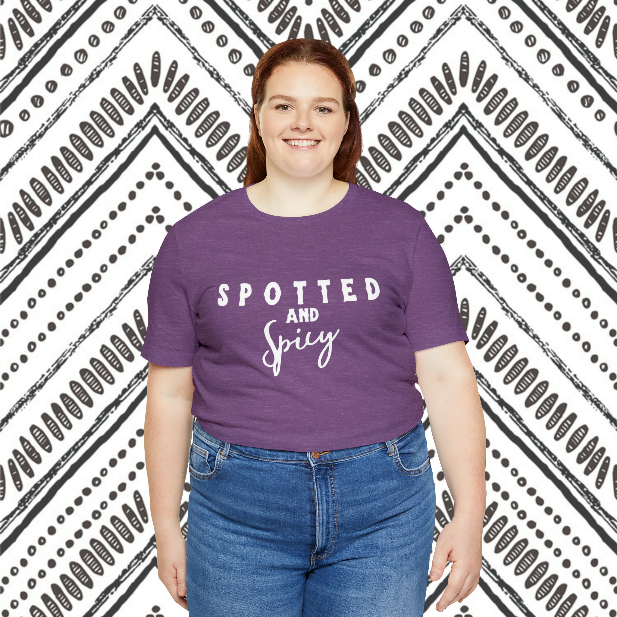 Spotted & Spicy Short Sleeve Tee Horse Color Shirt Printify   