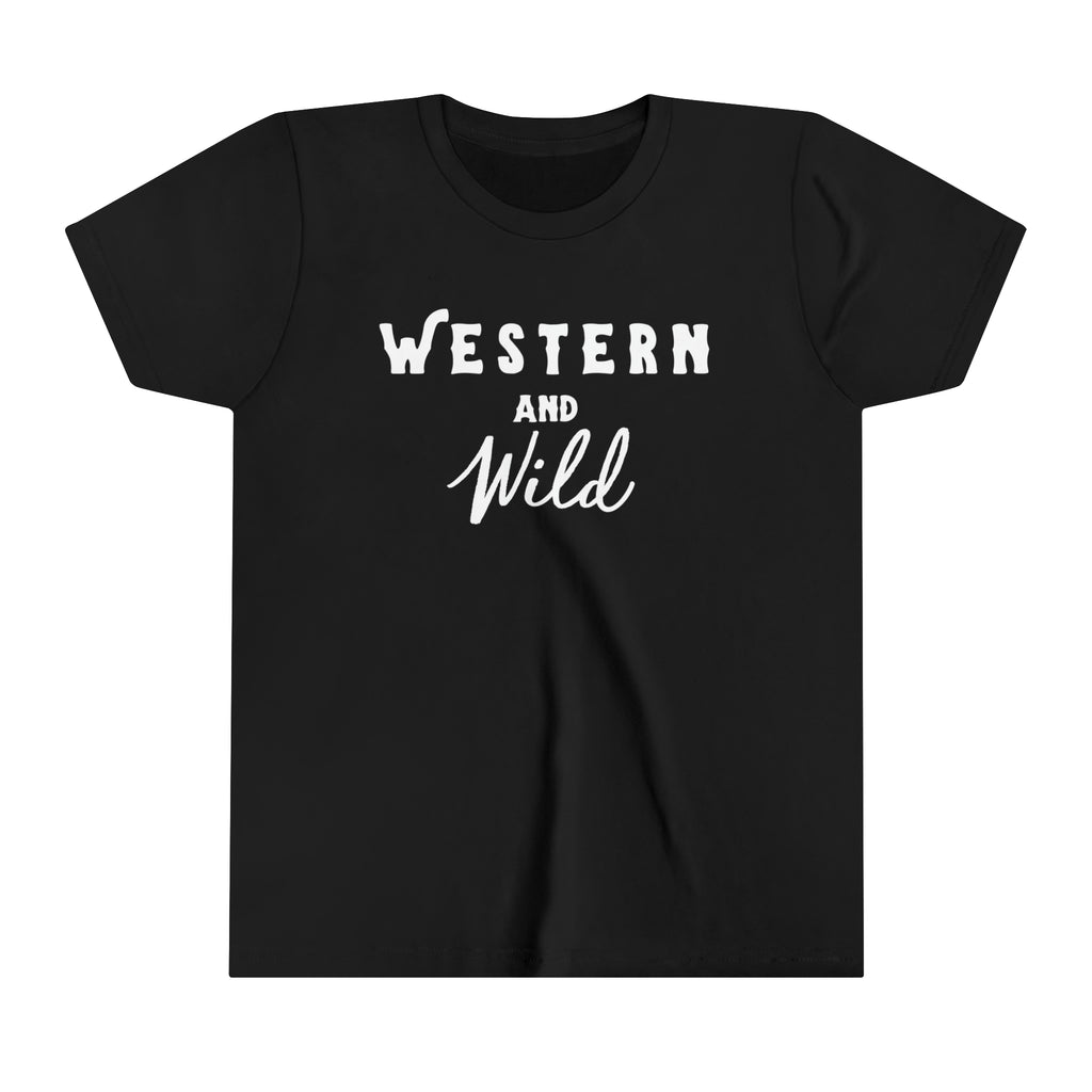 Western & Wild Youth Tee Black