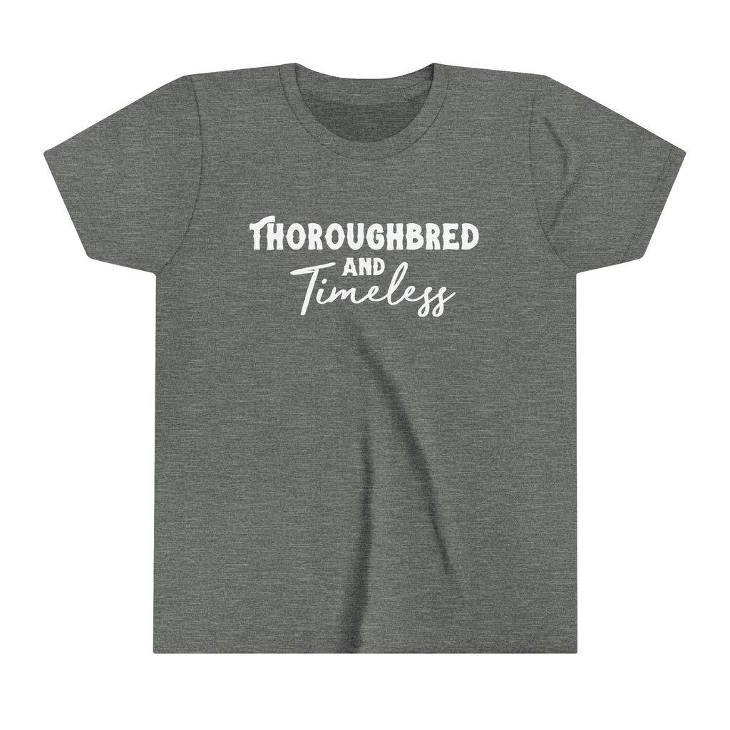 Thoroughbred & Timeless Youth Tee Grey