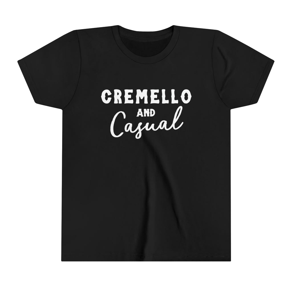Cremello & Casual Youth Tee  Black