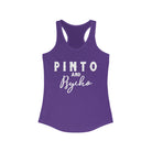 Pinto & Psycho Racerback Tank Horse Color Shirts Printify XS Solid Purple Rush 
