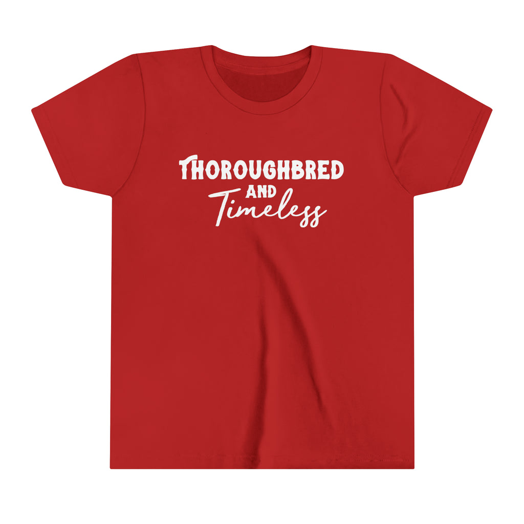 Thoroughbred & Timeless Youth Tee Red