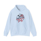 American Girly Hoodie Hoodie The Cinchy Cowgirl - Print Light Blue S