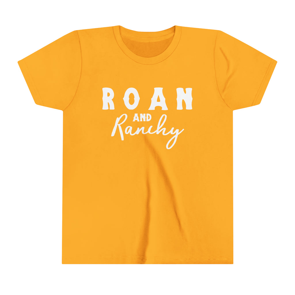 Roan & Ranchy Youth Tee Gold