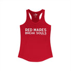 Red Mares Break Souls Tank Top Tank Top The Cinchy Cowgirl - Print XS Solid Red