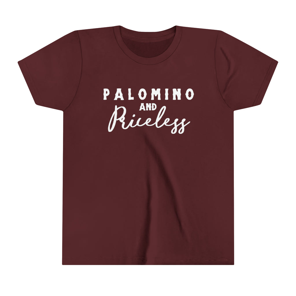 Palomino & Priceless Youth Tee Maroon