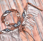 Silver Hand Painted Browband Headstall and Breast Collar Set headstall set Shiloh