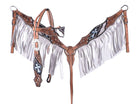Silver Hand Painted Browband Headstall and Breast Collar Set headstall set Shiloh